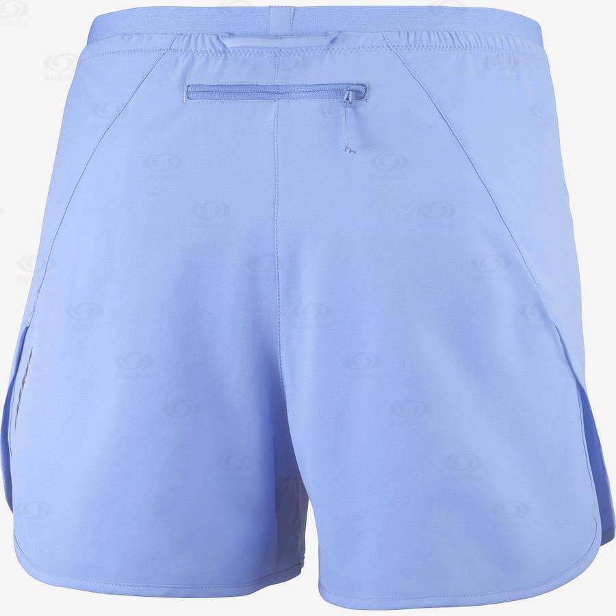 Dámské Šortky Salomon CROSS 3'' Blankyt | CZ-L2544