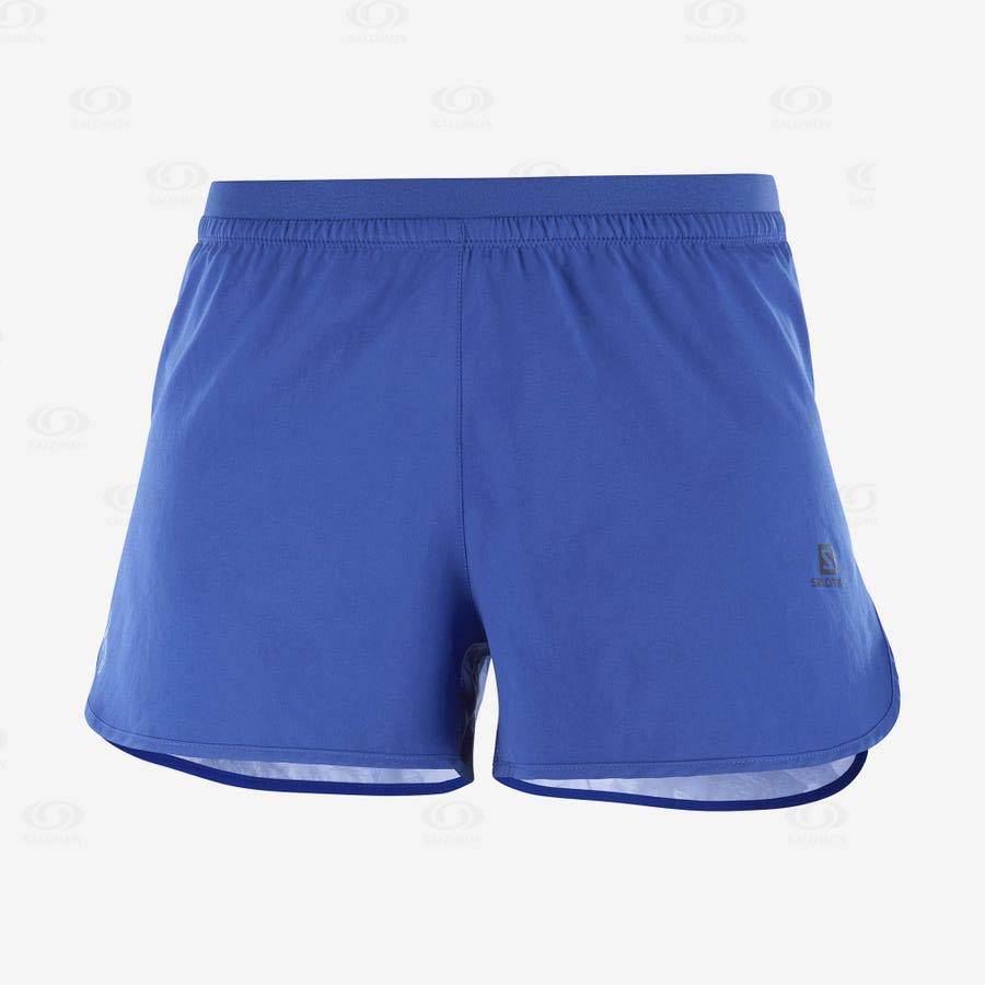 Dámské Šortky Salomon CROSS 3\'\' Tmavě Blankyt | CZ-S1310