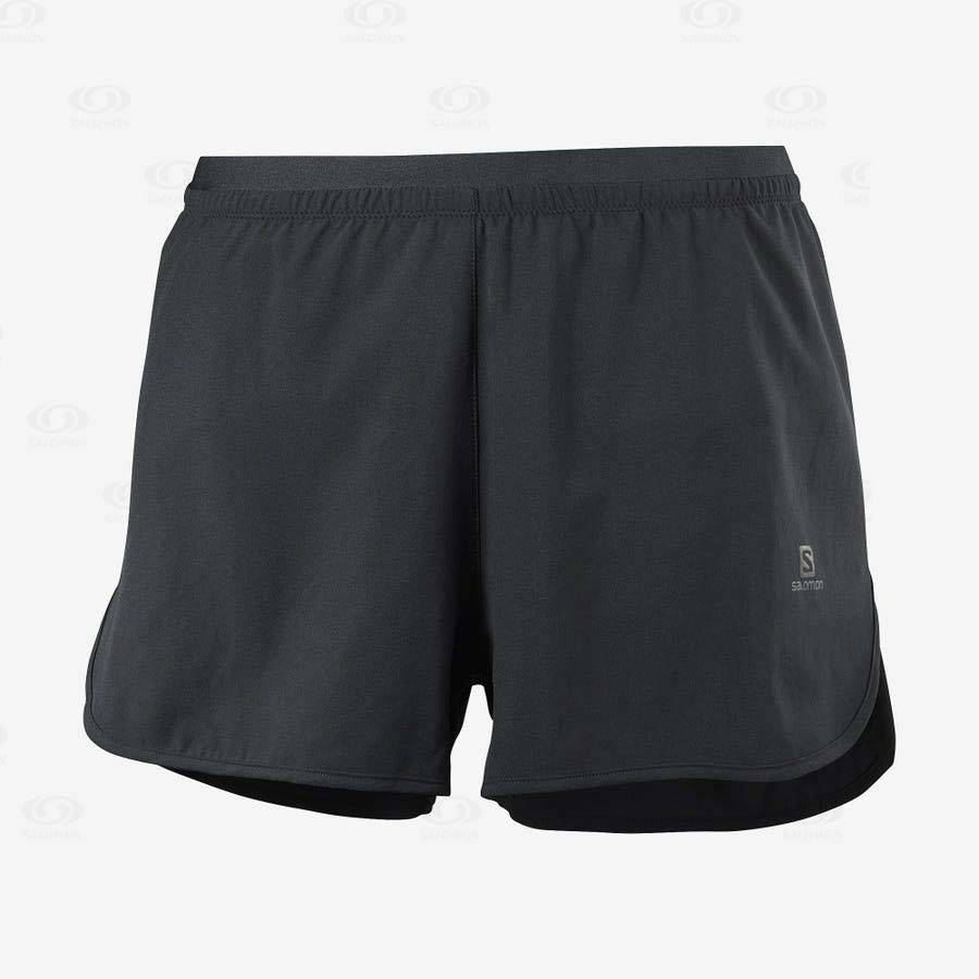 Dámské Šortky Salomon CROSS 3\'\' Černé | CZ-A1367