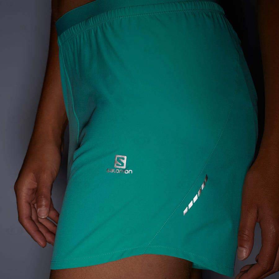 Dámské Šortky Salomon CROSS 5'' Blankyt | CZ-A1815