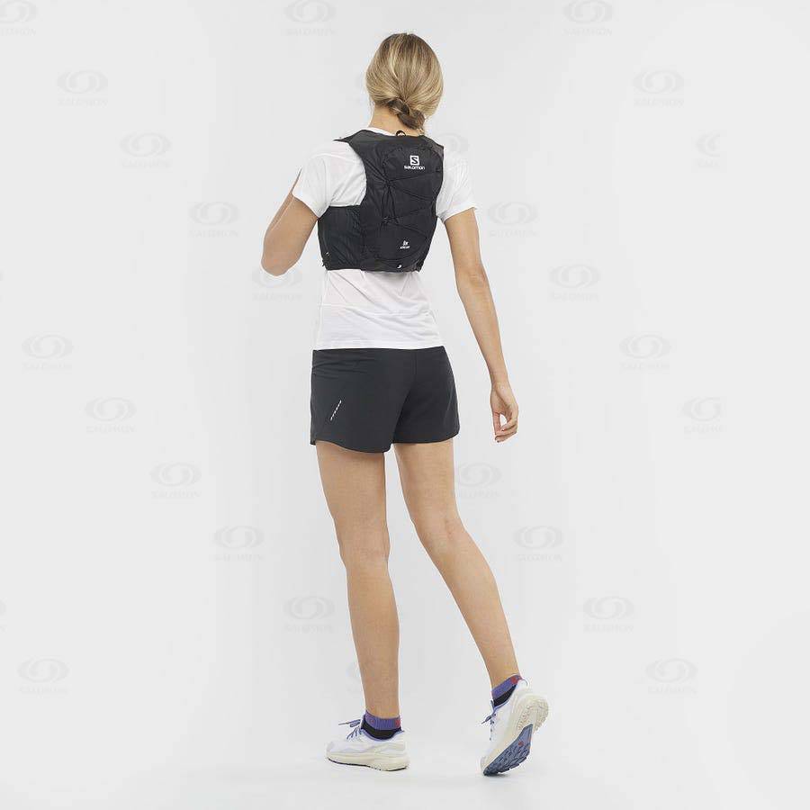 Dámské Šortky Salomon CROSS 5'' Černé | CZ-A1801