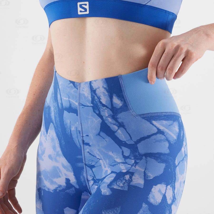 Dámské Šortky Salomon CROSS MULTI 7'' Blankyt | CZ-S1415