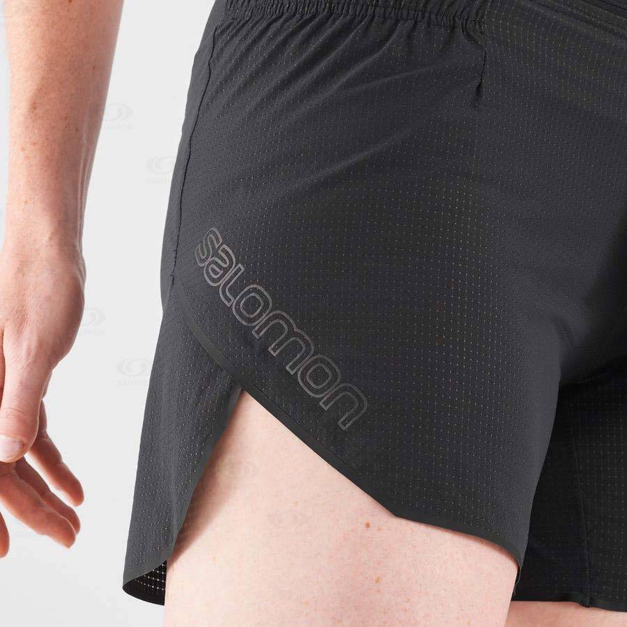 Dámské Šortky Salomon SENSE AERO 5'' Černé | CZ-O1047