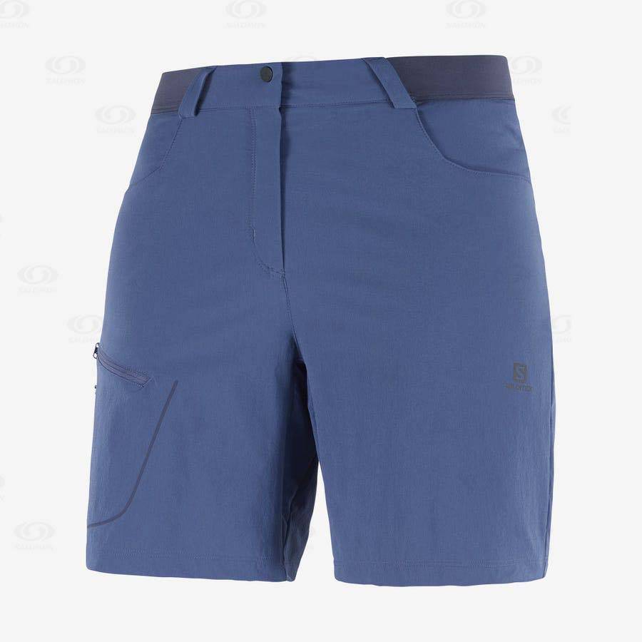 Dámské Šortky Salomon WAYFARER Tmavě Blankyt | CZ-M1734