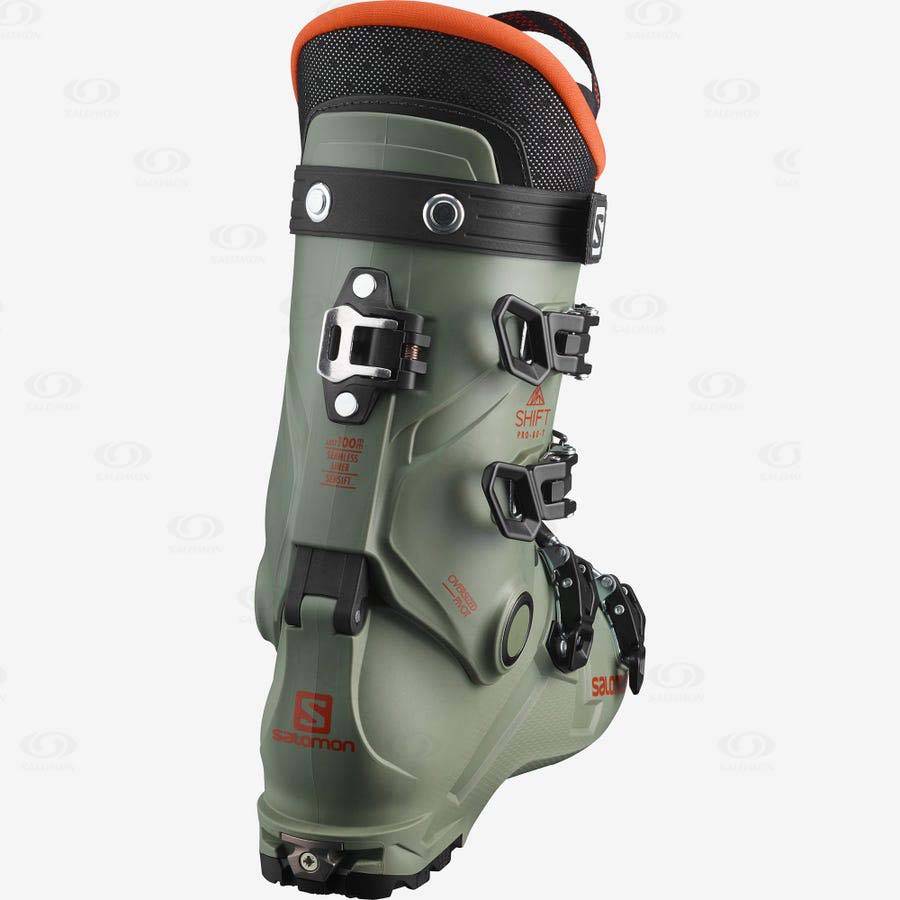 Dětské Lyžařské Boty Salomon SHIFT PRO 80T AT Olivy Zelené | CZ-O2120