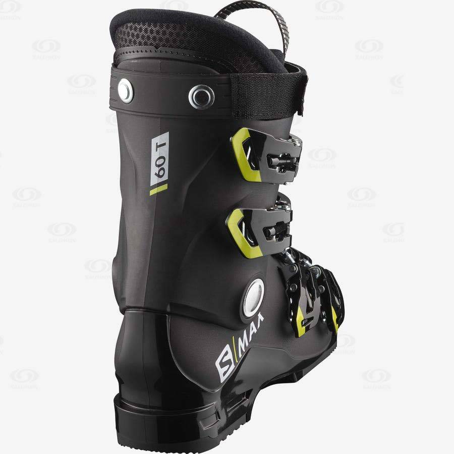 Dětské Lyžařské Boty Salomon S/MAX 60 RT Černé Zelene | CZ-L2138