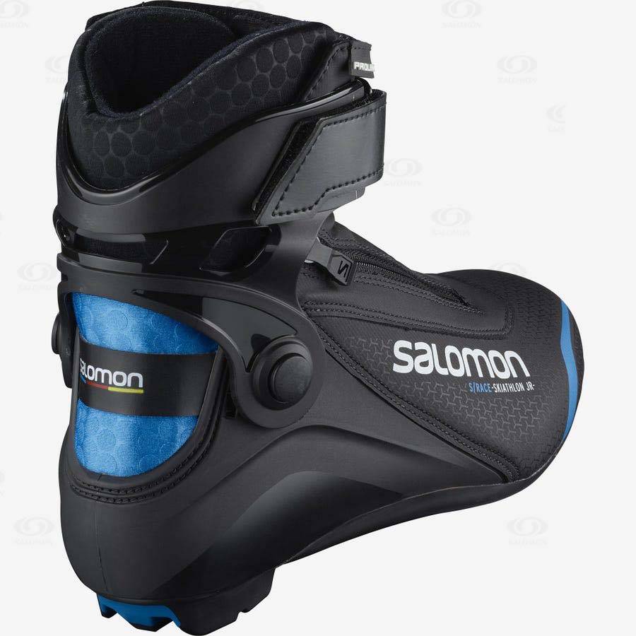 Dětské Lyžařské Boty Salomon S/RACE SKIATHLON JUNIOR PROLINK Černé Blankyt | CZ-A2501