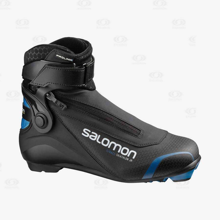 Dětské Lyžařské Boty Salomon S/RACE SKIATHLON JUNIOR PROLINK Černé Blankyt | CZ-A2501