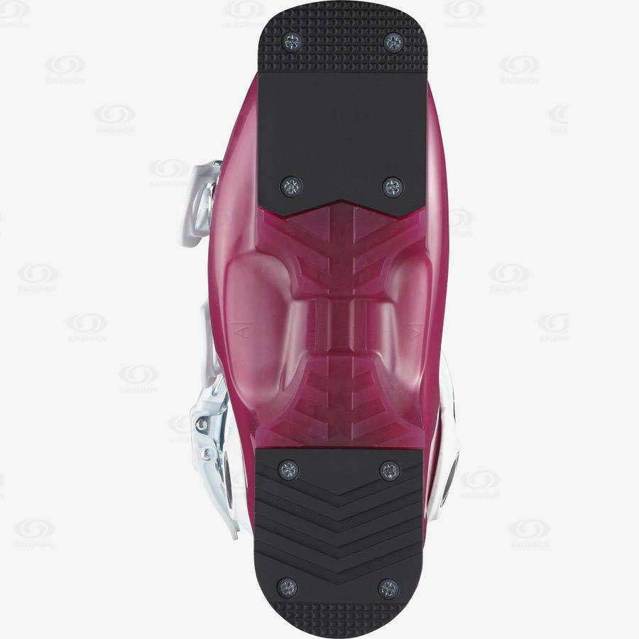 Dětské Lyžařské Boty Salomon T3 RT GIRLY Fialové Bílé | CZ-S2248