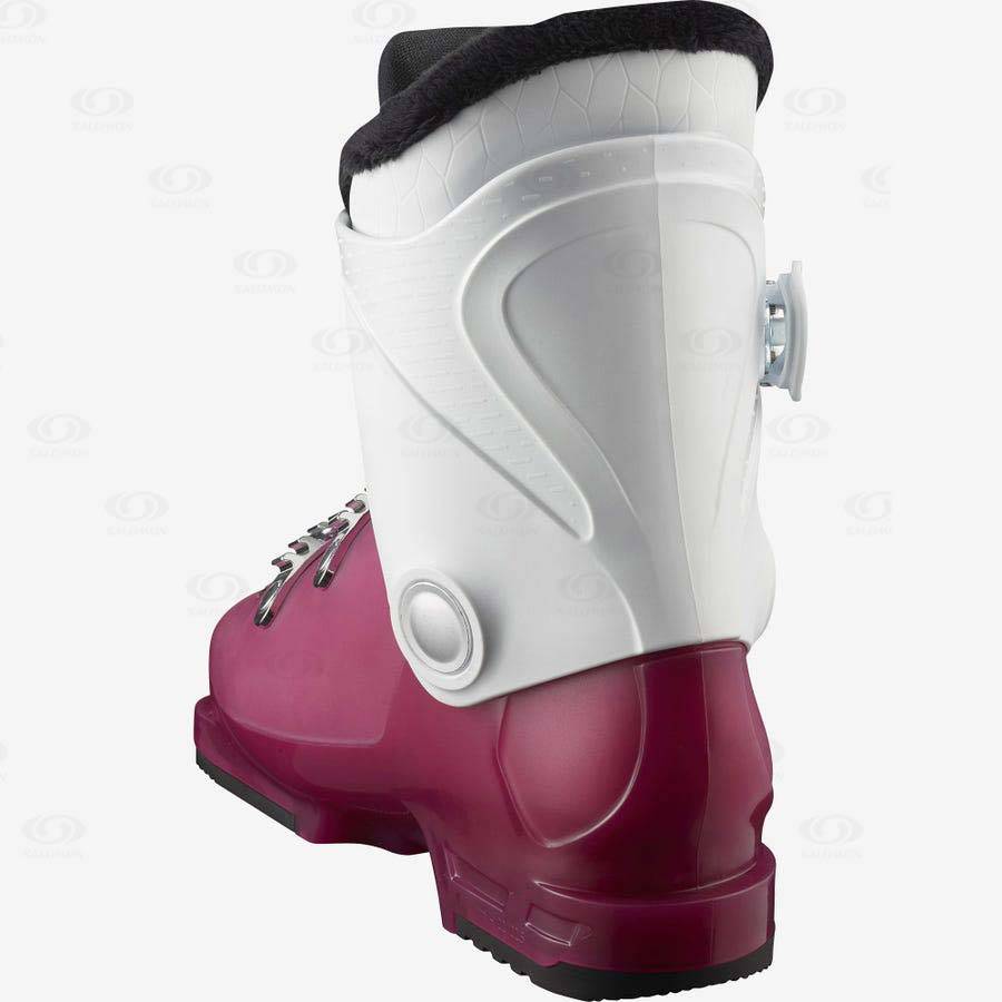 Dětské Lyžařské Boty Salomon T3 RT GIRLY Fialové Bílé | CZ-S2248