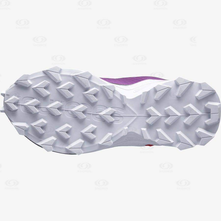 Dětské Nepromokavé Boty Salomon ALPHACROSS BLAST CLIMASALOMON™ Fialové | CZ-S2234