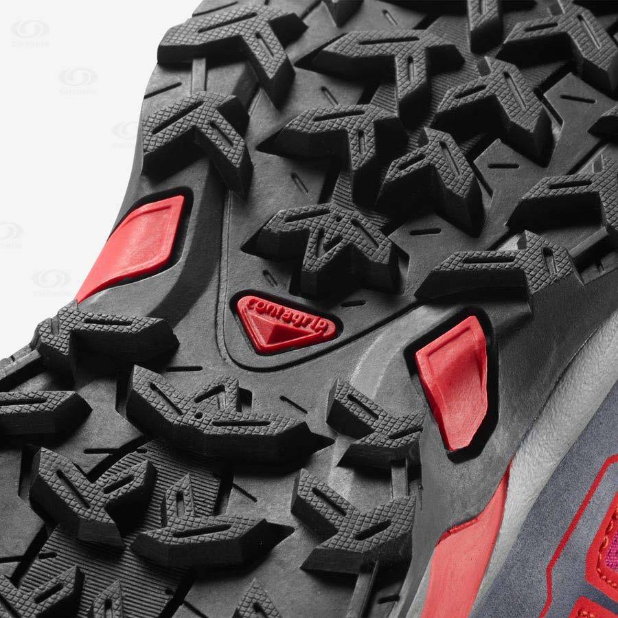 Dětské Nepromokavé Boty Salomon X-ULTRA MID GORE-TEX Červené | CZ-L1900