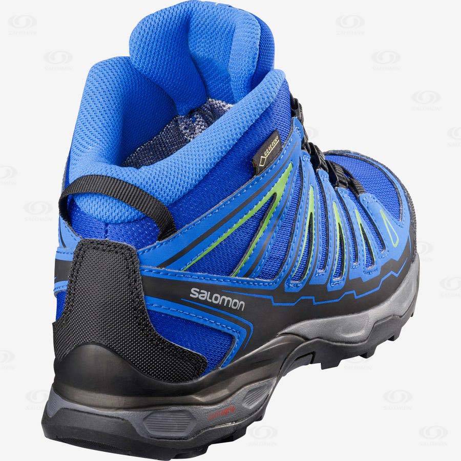 Dětské Nepromokavé Boty Salomon X-ULTRA MID GORE-TEX Blankyt | CZ-O2050