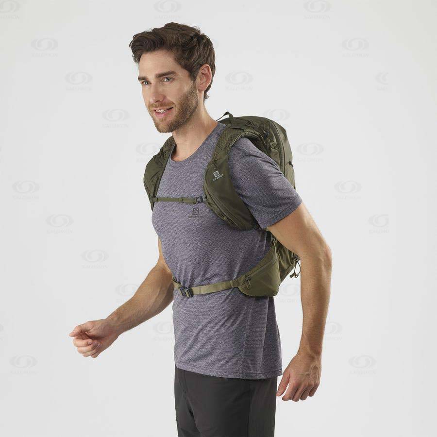 Pánské Batohy Salomon XT 15 Olivy Zelené | CZ-O2547