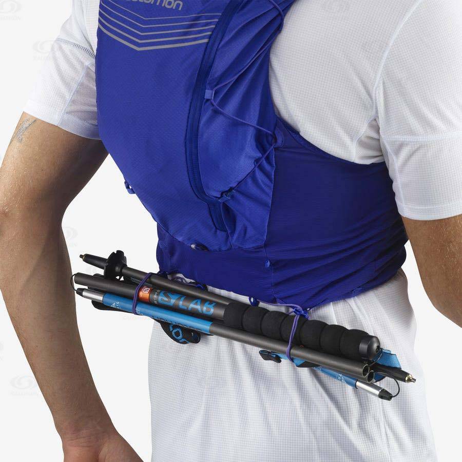 Pánské Běžecké Batohy Salomon ADV SKIN 12 Fialové | CZ-M2357