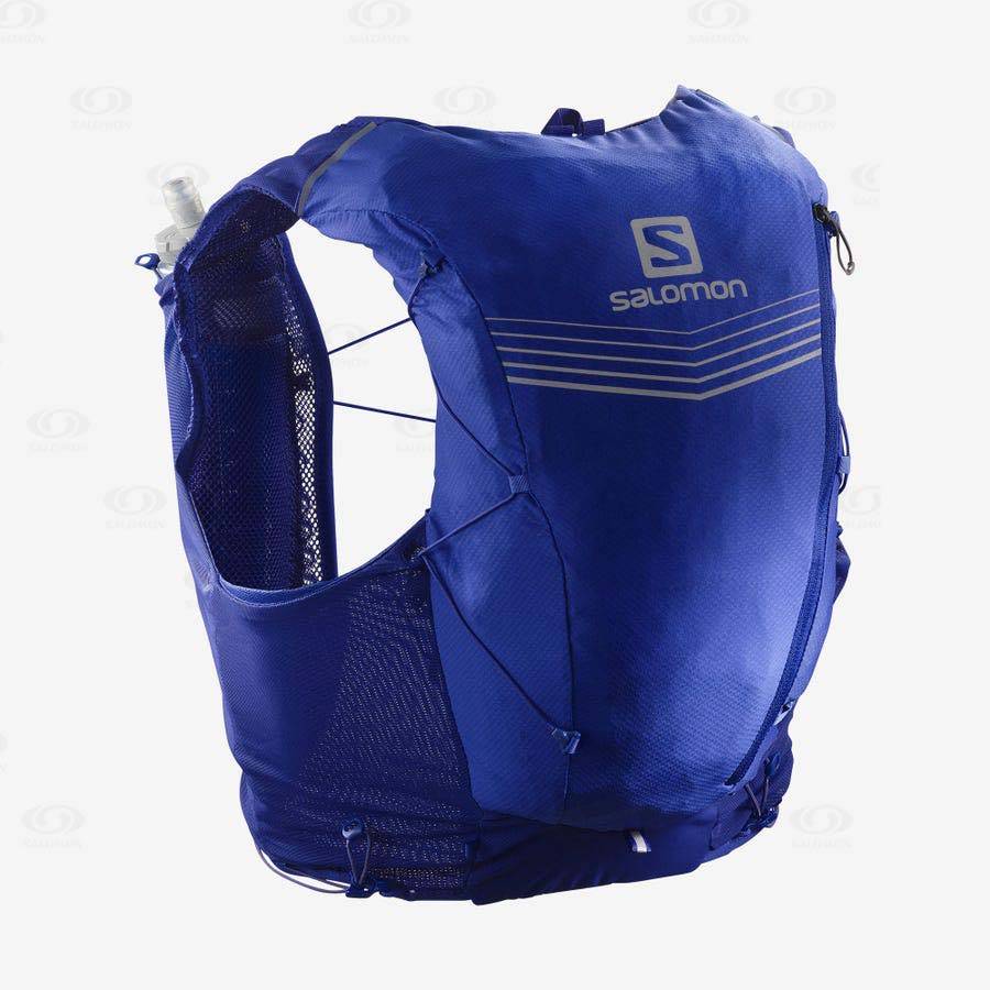 Pánské Běžecké Batohy Salomon ADV SKIN 12 Fialové | CZ-M2357