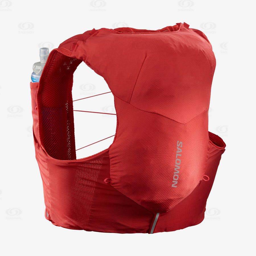 Pánské Běžecké Batohy Salomon ADV SKIN 5 Červené | CZ-N1897