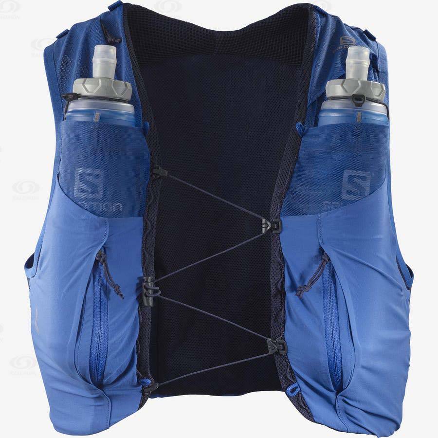 Pánské Běžecké Batohy Salomon SENSE PRO 10 Tmavě Blankyt | CZ-M1622