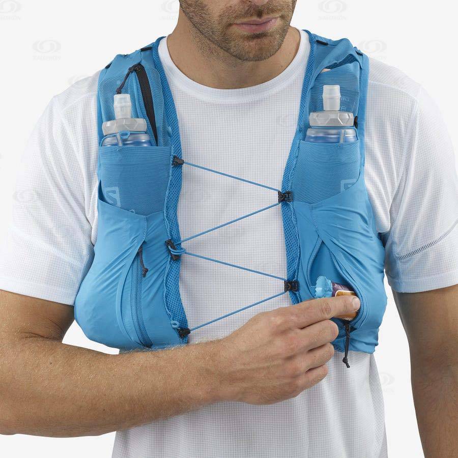 Pánské Běžecké Batohy Salomon SENSE PRO 10 Blankyt | CZ-O1742
