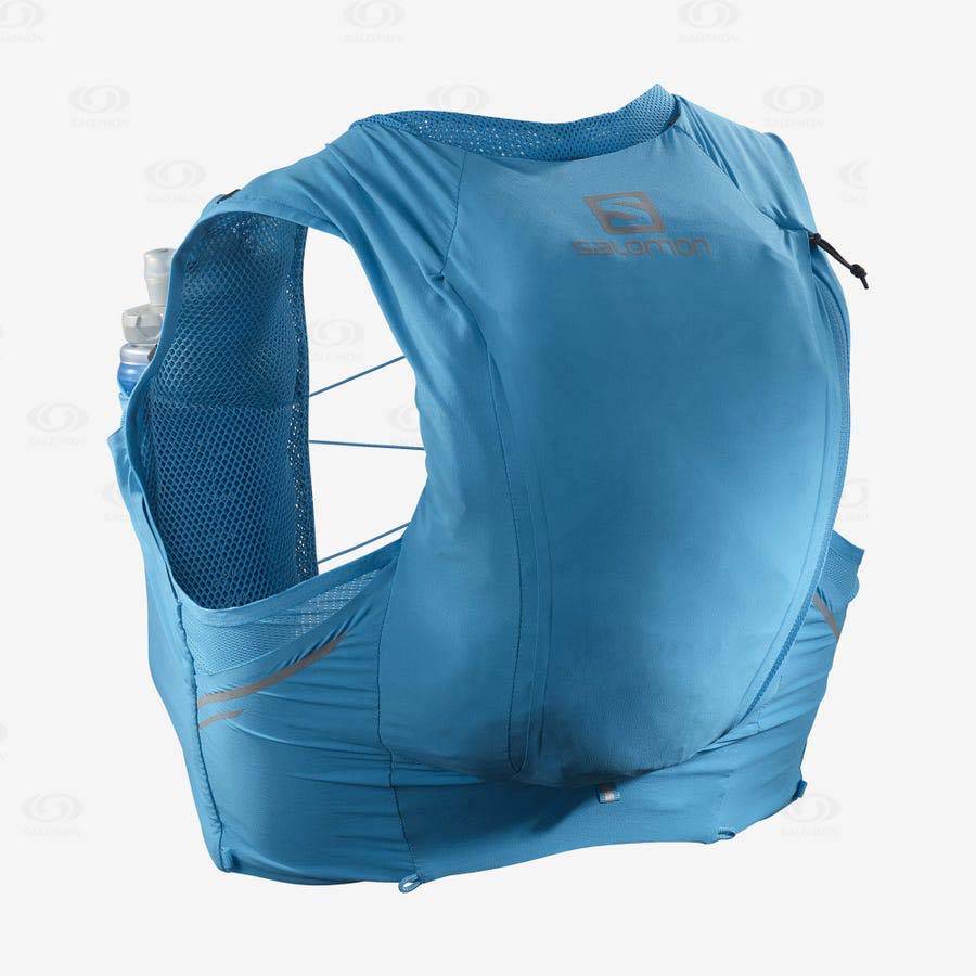Pánské Běžecké Batohy Salomon SENSE PRO 10 Blankyt | CZ-O1742