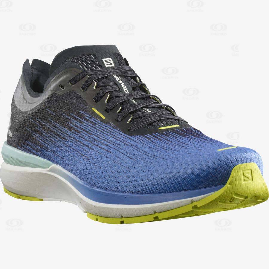 Pánské Běžecké Boty Salomon SONIC 4 Accelerate Blankyt Bílé | CZ-M2574