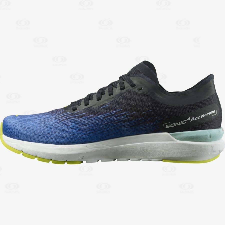Pánské Běžecké Boty Salomon SONIC 4 Accelerate Blankyt Bílé | CZ-M2574