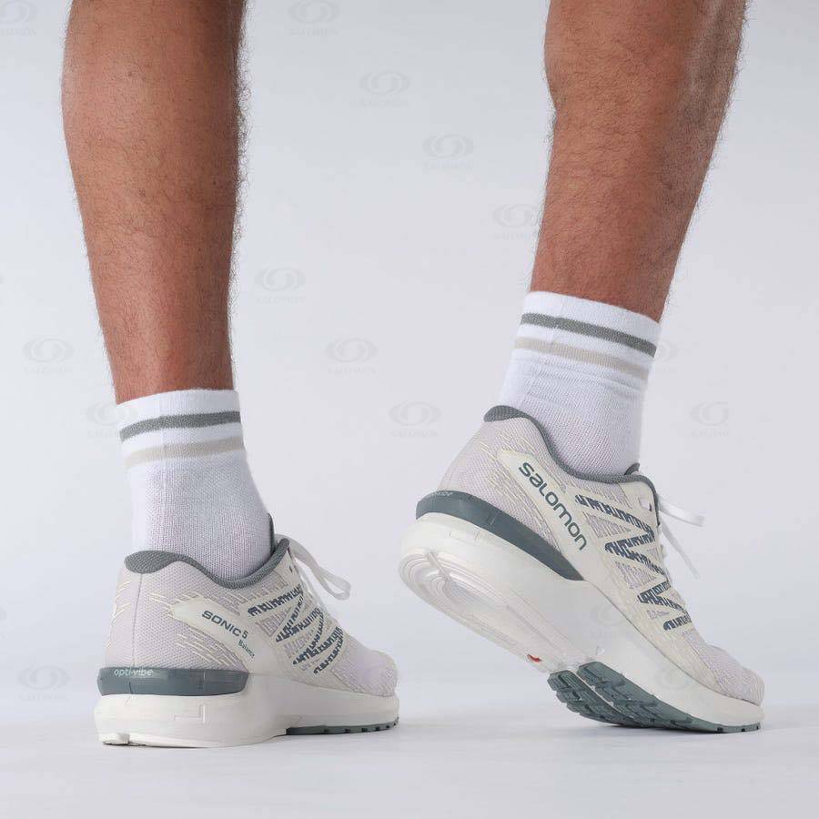 Pánské Běžecké Boty Salomon SONIC 5 BALANCE Bílé | CZ-L1074
