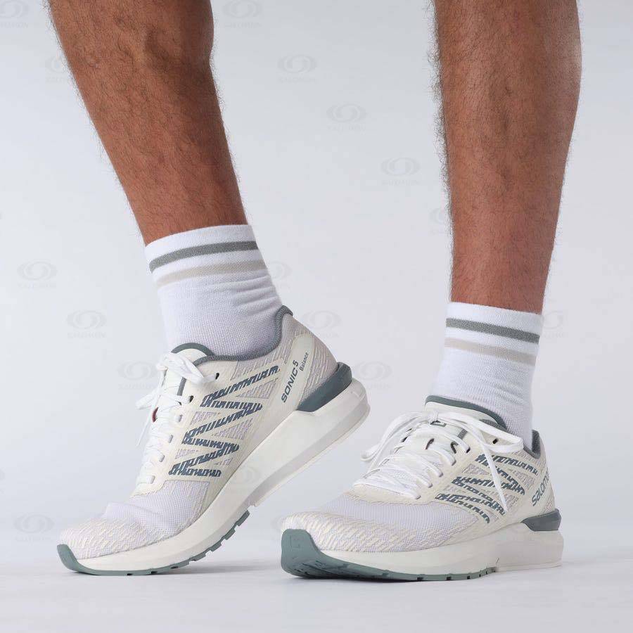 Pánské Běžecké Boty Salomon SONIC 5 BALANCE Bílé | CZ-L1074
