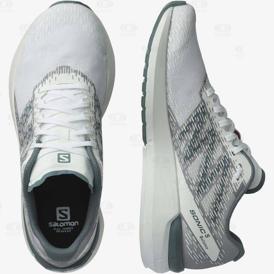 Pánské Běžecké Boty Salomon SONIC 5 BALANCE Bílé | CZ-L1074