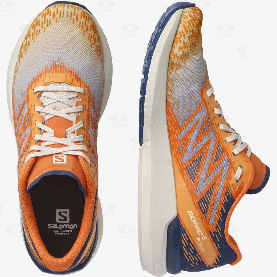 Pánské Běžecké Boty Salomon SONIC 5 BALANCE Oranžové | CZ-O1497