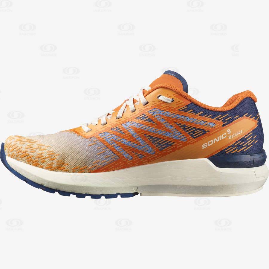 Pánské Běžecké Boty Salomon SONIC 5 BALANCE Oranžové | CZ-O1497