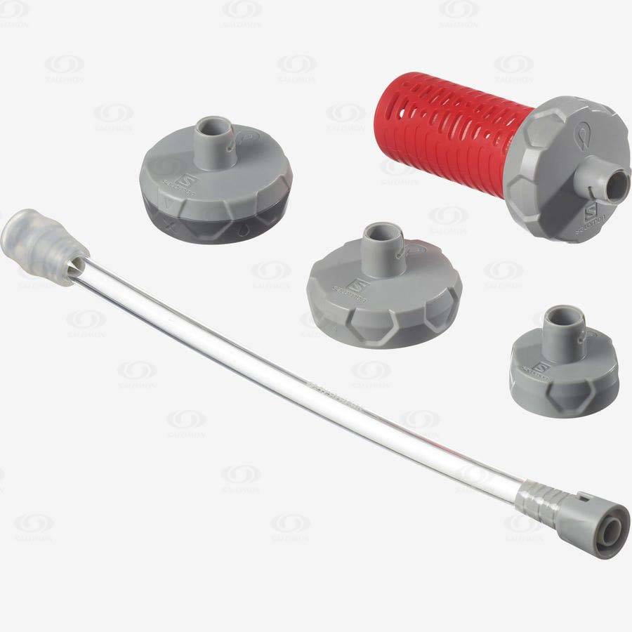Pánské Hydratační Vaky Salomon SOFT FLASK STRAW Stříbrné | CZ-A2193
