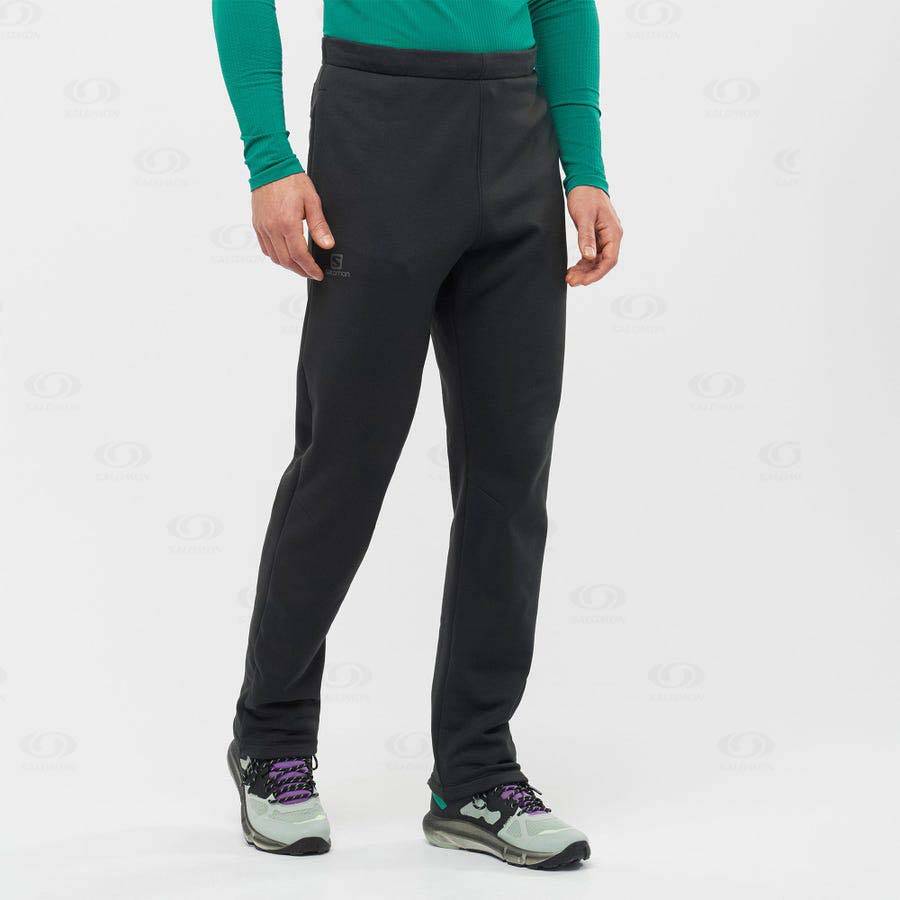 Pánské Kalhoty Salomon ESSENTIAL WARM FLEECE Černé | CZ-S1079