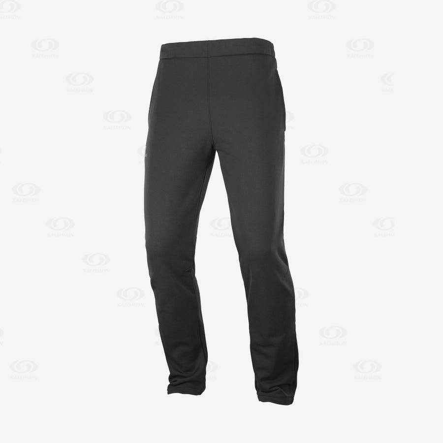 Pánské Kalhoty Salomon ESSENTIAL WARM FLEECE Černé | CZ-S1079