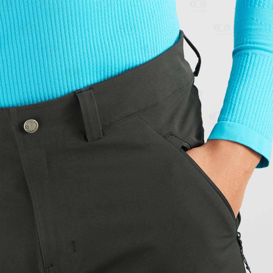 Pánské Kalhoty Salomon OUTPEAK WARM Černé | CZ-L2103