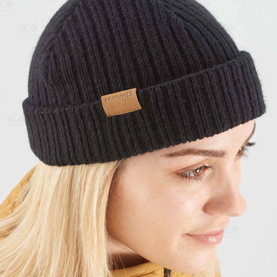 Pánské Klobouky Salomon OUTLIFE FISHERMAN Černé | CZ-L2439