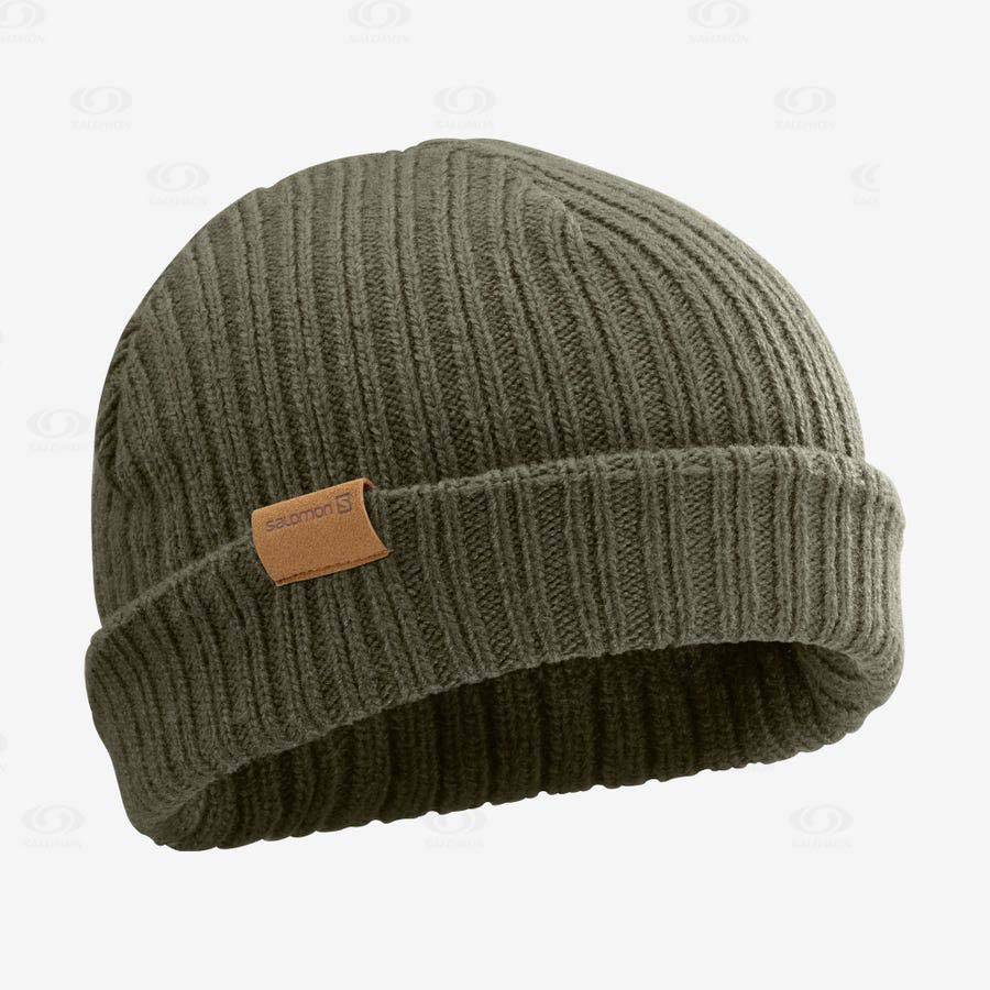 Pánské Klobouky Salomon OUTLIFE FISHERMAN Olivy Zelené | CZ-N1015