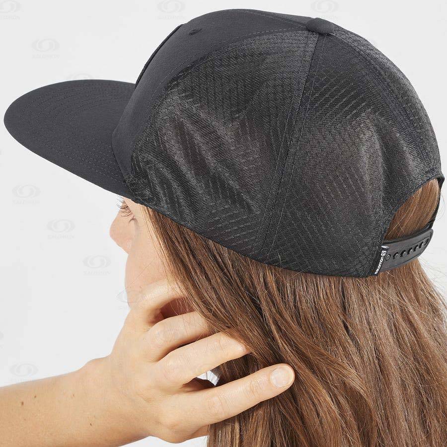 Pánské Klobouky Salomon TRUCKER Černé Černé | CZ-S1877
