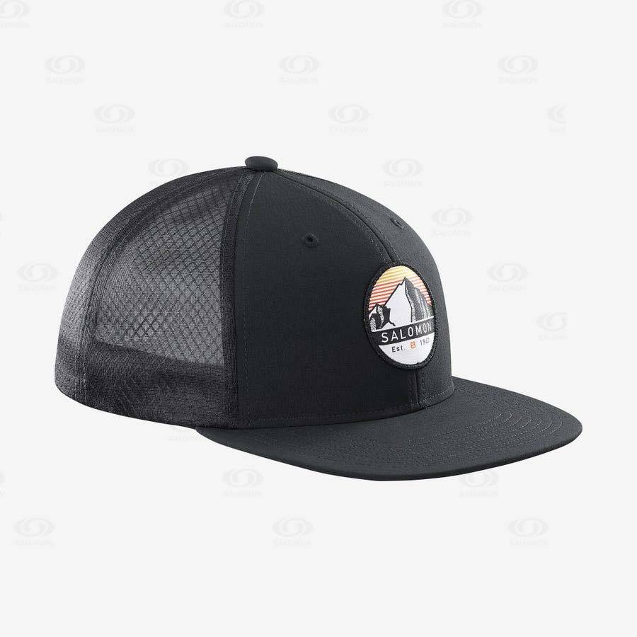 Pánské Klobouky Salomon TRUCKER Černé Černé | CZ-S1877