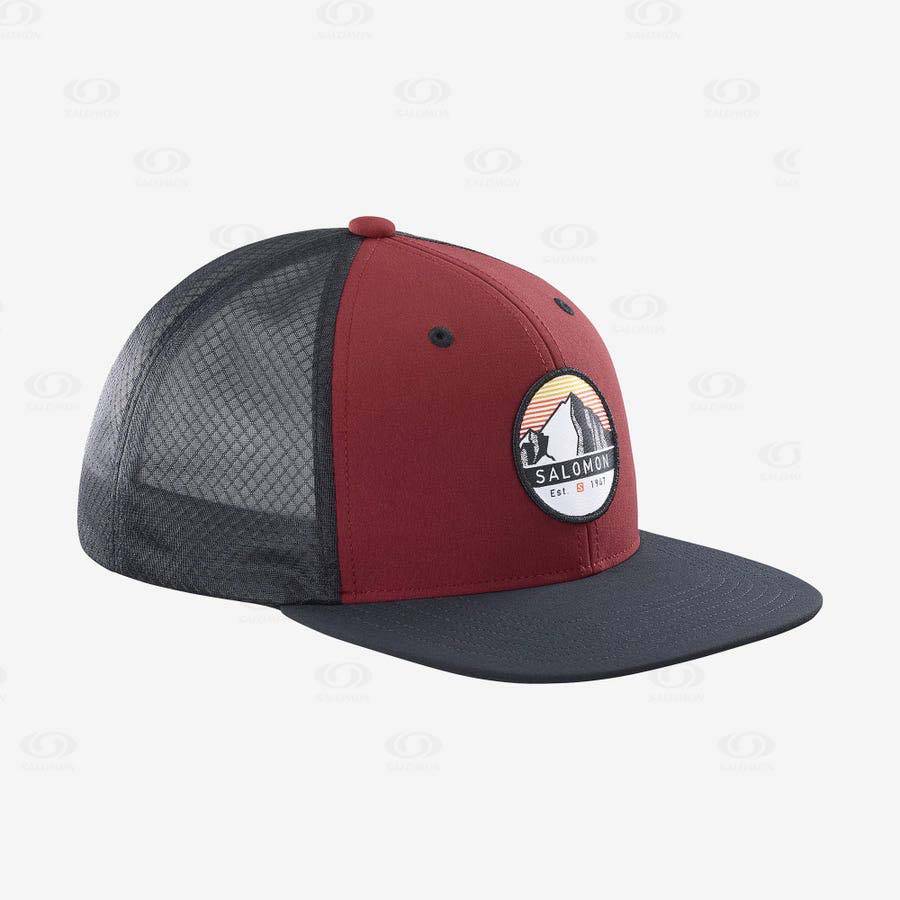 Pánské Klobouky Salomon TRUCKER Červené | CZ-O2454