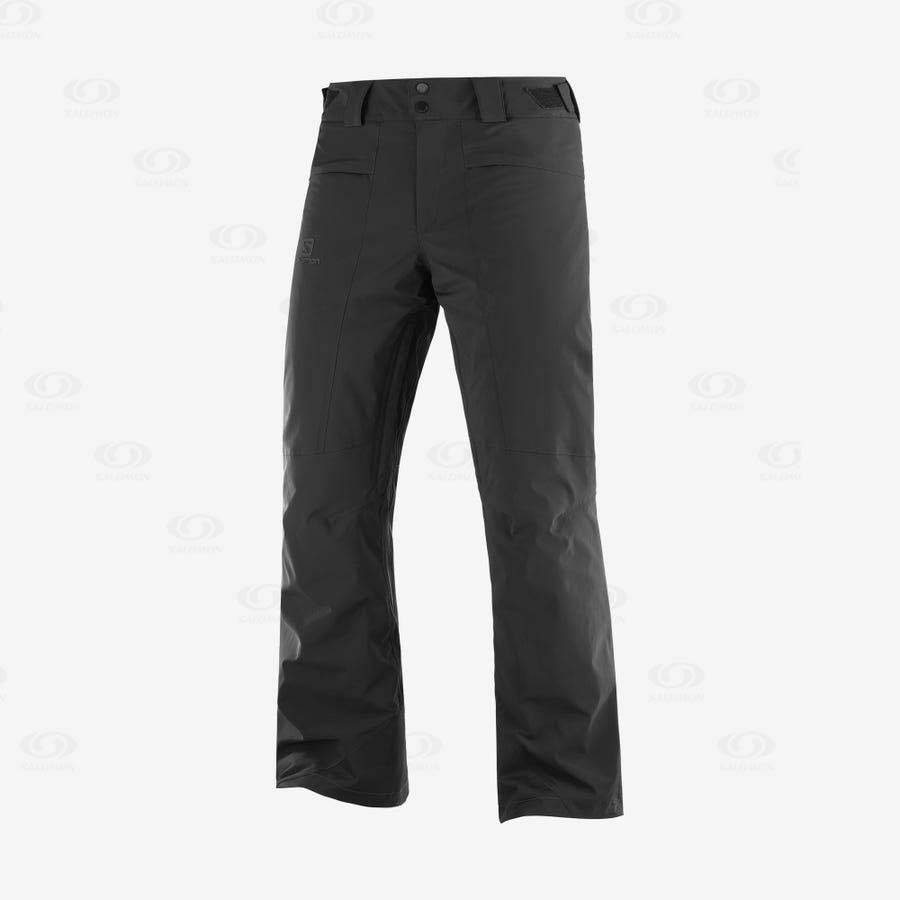 Pánské Lyžařské Kalhoty Salomon BRILLIANT Černé | CZ-L2320