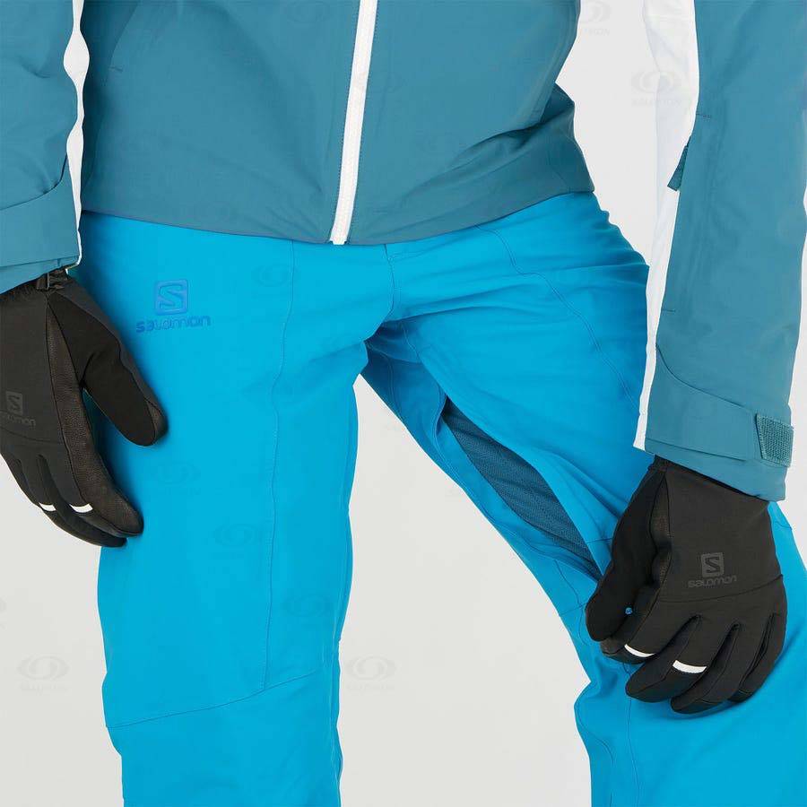 Pánské Lyžařské Kalhoty Salomon BRILLIANT Blankyt | CZ-N2541