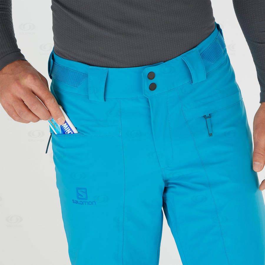 Pánské Lyžařské Kalhoty Salomon BRILLIANT Blankyt | CZ-N2541
