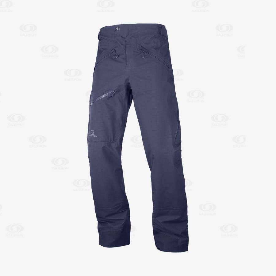 Pánské Lyžařské Kalhoty Salomon OUTPEAK GORE-TEX 3L Blankyt | CZ-O1287