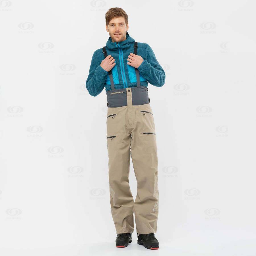 Pánské Mikiny S Kapucí Salomon ESSENTIAL WARM TEDDY Blankyt | CZ-M1881