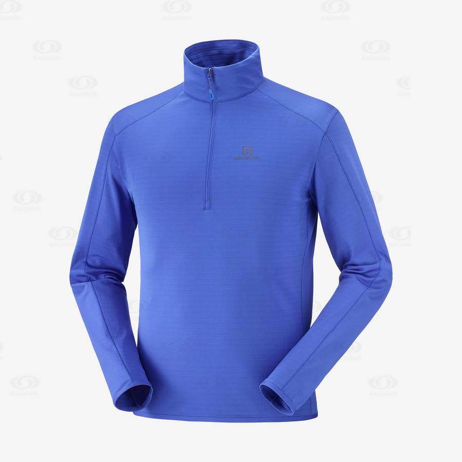 Pánské Mikiny S Kapucí Salomon ESSENTIAL LIGHTWARM Blankyt | CZ-S1933