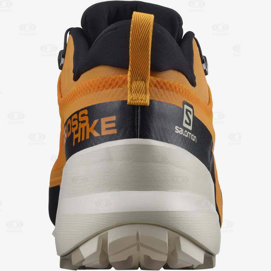 Pánské Nepromokavé Boty Salomon CROSS HIKE GORE-TEX Oranžové | CZ-N1155