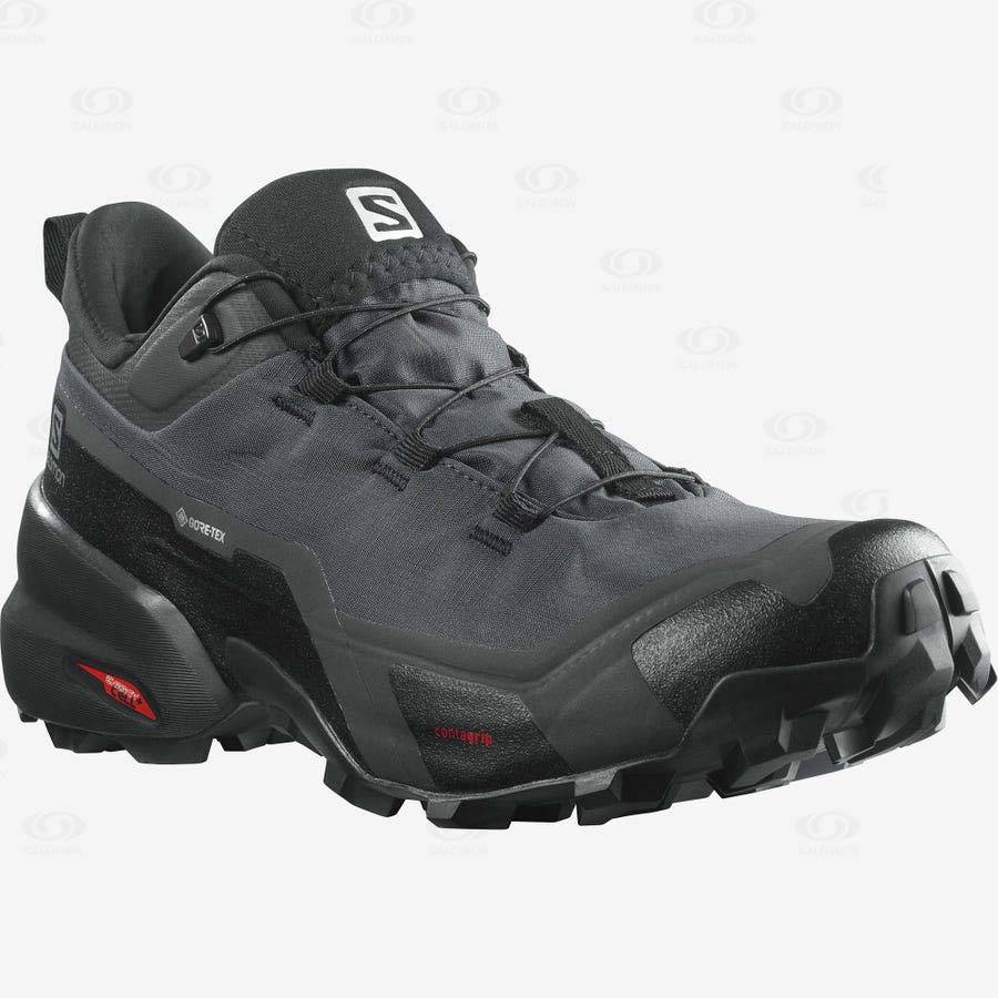 Pánské Nepromokavé Boty Salomon CROSS HIKE GORE-TEX Černé | CZ-O2174