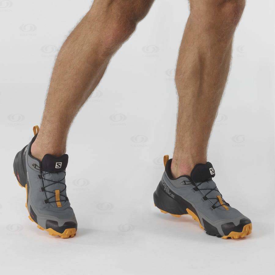 Pánské Nepromokavé Boty Salomon CROSS HIKE GORE-TEX Šedé | CZ-W1650