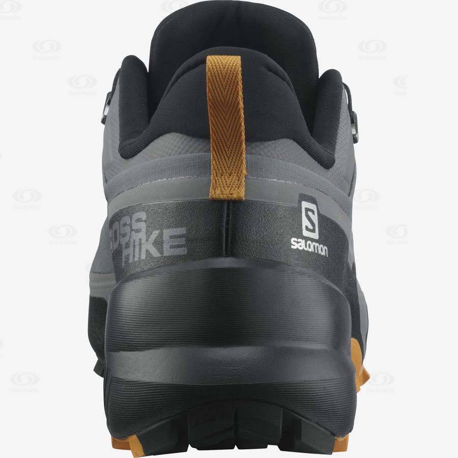 Pánské Nepromokavé Boty Salomon CROSS HIKE GORE-TEX Šedé | CZ-W1650
